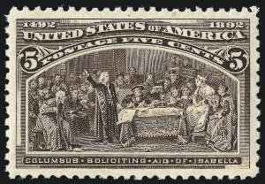 Sale Number 1000, Lot Number 1124, 1893 Columbian Issue (1c-50c) Sale Number 1000, Lot Number 1124, 1893 Columbian Issue (1c-50c)