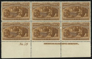 Sale 1000, Lot 1135, 1893 Columbian Issue (1c-50c)