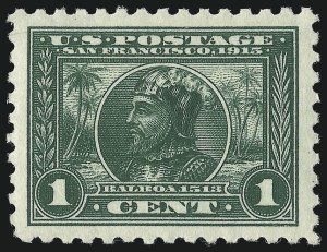 Sale Number 1000, Lot Number 1217, Panama-Pacific Issue