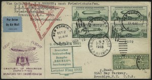 Sale 1003, Lot 5099, Air Post and Flight Covers (Scott C18, 1933 Century of Progress Flight)