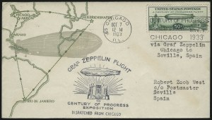 Sale 1003, Lot 5107, Air Post and Flight Covers (Scott C18, 1933 Century of Progress Flight)