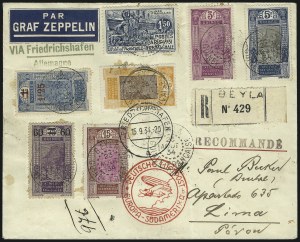 Sale 1003, Lot 5147, Air Post and Flight Covers (Foreign Flight Covers: Algeria to Germany)