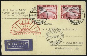 Sale 1003, Lot 5151, Air Post and Flight Covers (Foreign Flight Covers: Algeria to Germany)