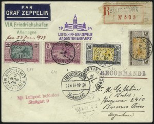 Sale 1003, Lot 5172, Air Post and Flight Covers (Foreign Flight Covers: Gibralter to Vatican)