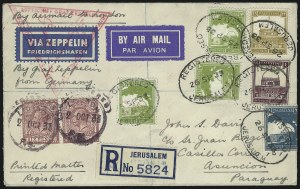 Sale 1003, Lot 5176, Air Post and Flight Covers (Foreign Flight Covers: Gibralter to Vatican)
