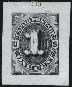 Sale 1003, Lot 5185, United States Postage Due Issues (Essays)