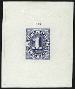 Sale 1003, Lot 5191, United States Postage Due Issues (Essays)