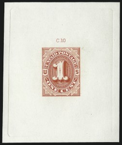 Sale 1003, Lot 5192, United States Postage Due Issues (Essays)