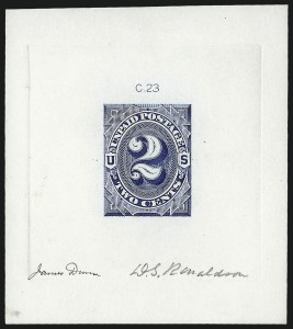 Sale 1003, Lot 5195, United States Postage Due Issues (Essays)