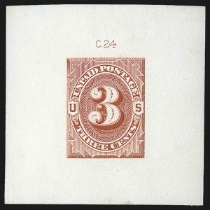 Sale 1003, Lot 5196, United States Postage Due Issues (Essays)