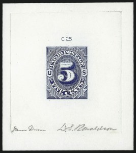 Sale 1003, Lot 5204, United States Postage Due Issues (Essays)