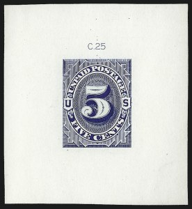 Sale 1003, Lot 5205, United States Postage Due Issues (Essays)