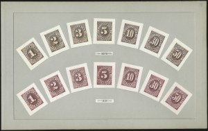Sale 1003, Lot 5242, United States Postage Due Issues (Proofs and Trial Color Proofs)