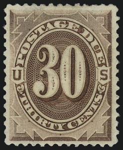 Sale 1003, Lot 5273, United States Postage Due Issues (Special Printings, Scott J9-J14)