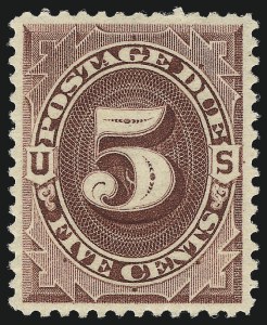 Sale 1003, Lot 5278, United States Postage Due Issues (Singles, Scott J15-J44)