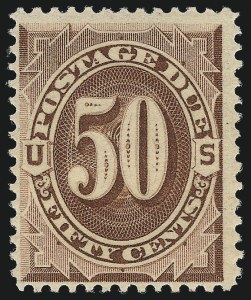 Sale 1003, Lot 5280, United States Postage Due Issues (Singles, Scott J15-J44)