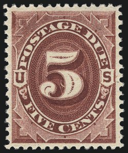 Sale 1003, Lot 5281, United States Postage Due Issues (Singles, Scott J15-J44)