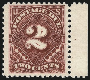 Sale 1003, Lot 5290, United States Postage Due Issues (Singles, Scott J15-J44)