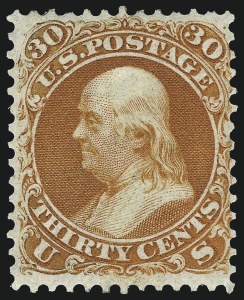 Sale 983, Lot 42, 1861 Issue First Designs and Colors