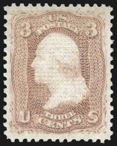 Sale Number 983, Lot Number 54, 1867-68 Grilled Issue Sale Number 983, Lot Number 54, 1867-68 Grilled Issue