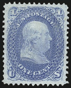 Sale Number 983, Lot Number 62, 1867-68 Grilled Issue Sale Number 983, Lot Number 62, 1867-68 Grilled Issue