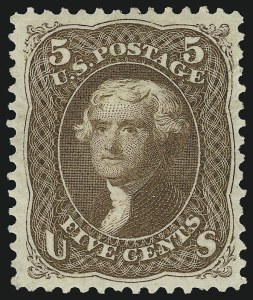 Sale Number 983, Lot Number 72, 1875 Re-Issue of 1861-66 Issue Sale Number 983, Lot Number 72, 1875 Re-Issue of 1861-66 Issue