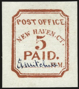 Sale 984, Lot 1, Postmasters Provisionals