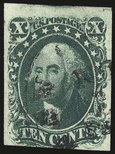 Sale 984, Lot 100, 5c-12c 1851-56 Issue (Scott 12-17)
