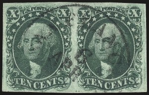 Sale 984, Lot 101, 5c-12c 1851-56 Issue (Scott 12-17)
