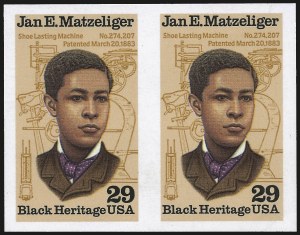 Sale 984, Lot 1033, 1922-29 and Later Issues (Scott 574 onwards), 29c Jan E. Matzeliger, Imperforate (2567c) Sale 984, Lot 1033, 1922-29 and Later Issues (Scott 574 onwards)
