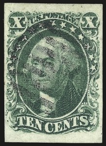 Sale 984, Lot 104, 5c-12c 1851-56 Issue (Scott 12-17)
