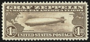 Sale Number 984, Lot Number 1071, Air Post Graf Zeppelin Issue (Scott C13-C15) Sale Number 984, Lot Number 1071, Air Post Graf Zeppelin Issue (Scott C13-C15)