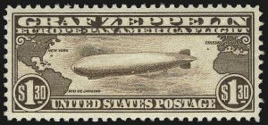 Sale Number 984, Lot Number 1073, Air Post Graf Zeppelin Issue (Scott C13-C15) Sale Number 984, Lot Number 1073, Air Post Graf Zeppelin Issue (Scott C13-C15)