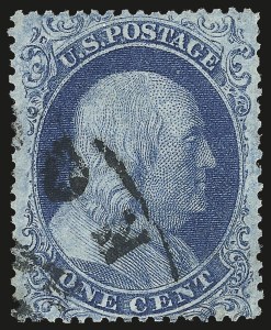 Sale 984, Lot 109, 1c 1857-60 Issue (Scott 18-24)