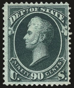 Sale 984, Lot 1160, Officials (O), 90c State (O67) Sale 984, Lot 1160, Officials (O)