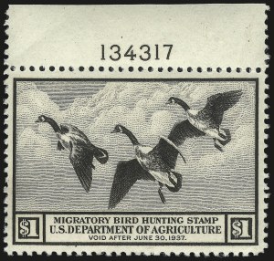 Sale 984, Lot 1219, Hunting Permits