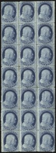Sale 984, Lot 132, 1c 1857-60 Issue (Scott 18-24)
