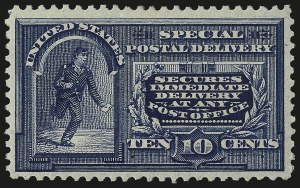 Sale 984, Lot 1333, Group Lots by Issue, 10c 1885-95 Special Delivery (E1, E3, E5) Sale 984, Lot 1333, Group Lots by Issue