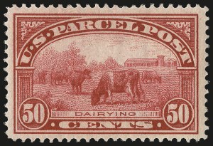 Sale 984, Lot 1341, Group Lots by Issue, 1c-75c Parcel Post (Q1-Q4, Q6-Q11) Sale 984, Lot 1341, Group Lots by Issue