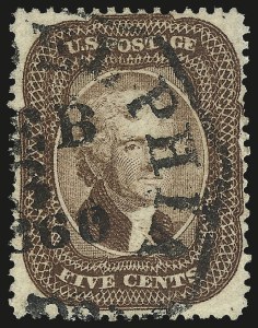 Sale 984, Lot 159, 3c-5c 1857-60 Issue (Scott 25-30A)