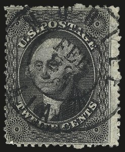 Sale 984, Lot 196, 12c 1857-60 Issue (Scott 36-36B)