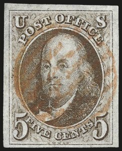Sale 984, Lot 20, 1847 Issue (Scott 1-2)