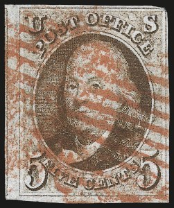 Sale 984, Lot 23, 1847 Issue (Scott 1-2)
