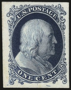 Sale 984, Lot 232, 1875 Reprint of 1857-60 Issue (Scott 40-47)