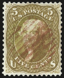 Sale 984, Lot 281, 1861-66 Issue (Scott 63-68)