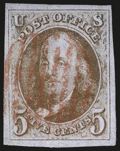 Sale 984, Lot 29, 1847 Issue (Scott 1-2)