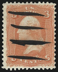 Sale 984, Lot 308, 1861-66 Issue (Scott 69-78)