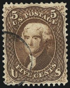 Sale 984, Lot 309, 1861-66 Issue (Scott 69-78)