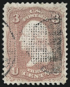 Sale 984, Lot 318, 1867 Experimental Grills (A-Z, Scott 79-85E)
