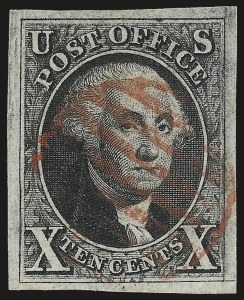 Sale Number 984, Lot Number 32, 1847 Issue (Scott 1-2) Sale Number 984, Lot Number 32, 1847 Issue (Scott 1-2)